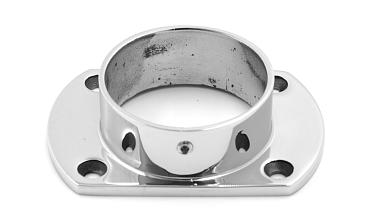 Фланец укороченный, литой, полированный, для трубы Ø50.8 мм, полированный, (AISI 304) k094 купить в Челябинске