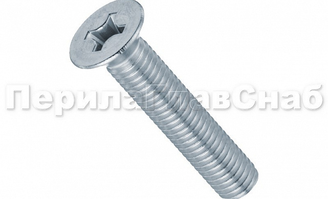 (DIN 965.Zn) Винт оц. потай М10х40 под крест М-3883 (DIN 965.Zn) Винт оц. потай М10х40 под крест М-3883