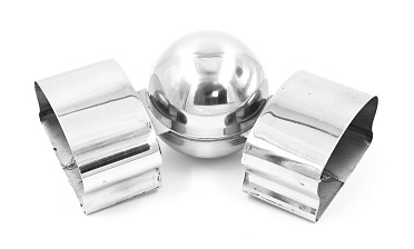 Поворот пластикового фигурного поручня, шаровый, полированный, AISI 304 k061 купить в Челябинске Поворот пластикового фигурного поручня, шаровый, полированный, AISI 304 k061 купить в Челябинске