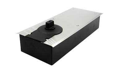 Доводчик для стеклянной двери напольный, шлифованный EN2 250 тыс. циклов 115гр (дверь 800мм  до 80 кг) t186 SSS купить в Челябинске