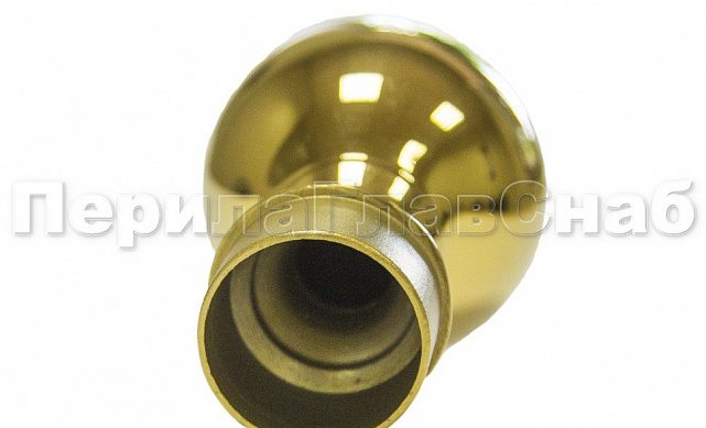Наконечник стойки шар, Ø38.1 мм, литой, утяжеленный, золото k070-88 2 Наконечник стойки шар, Ø38.1 мм, литой, утяжеленный, золото k070-88 2