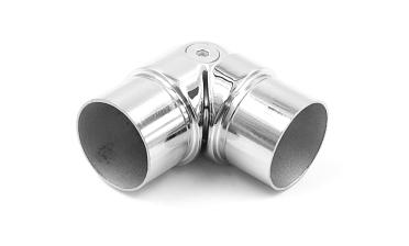 Поворот шарнирный под Ø38.1 мм, полированная, (AISI 304) k250 купить в Челябинске