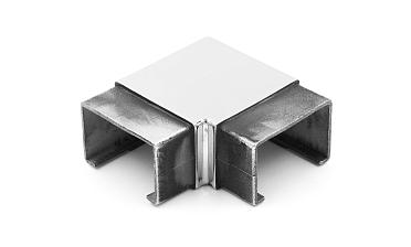 Отвод для поручня с пазом 40х60 мм, полированный (AISI 304) k542 купить в Челябинске Отвод для поручня с пазом 40х60 мм, полированный (AISI 304) k542 купить в Челябинске