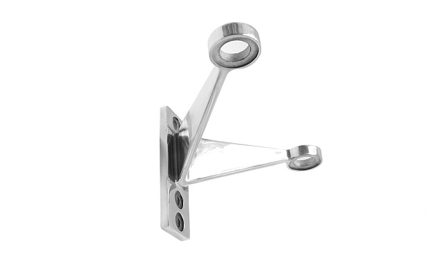 Крепление рутеля к стене, двойное, фланец с тремя отверстиями, AISI 304 k612-2 Крепление рутеля к стене, двойное, фланец с тремя отверстиями, AISI 304 k612-2