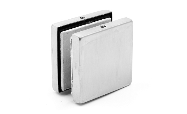 Коннектор стена-стекло 53х53, шлифованный t193 SSS Коннектор стена-стекло 53х53, шлифованный t193 SSS