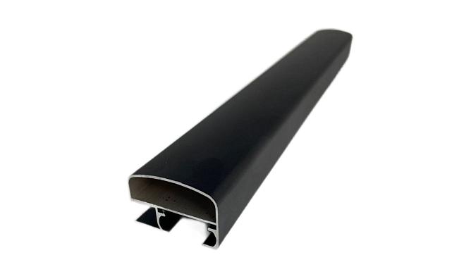 Трек для раздвижной системы на G-профиле, длина 3000мм, черный t408-3 BL