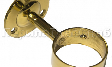 Держатель поручня Ø50.8 мм, выносной, с обхватом, золото k066-88 купить в Челябинске Держатель поручня Ø50.8 мм, выносной, с обхватом, золото k066-88 купить в Челябинске