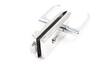 Замок для стеклянной двери с нажимной ручкой, евроцилиндр односторонний ключ/защелка, с ответной частью на стекло, полированный t155 PSS купить в Челябинске Замок для стеклянной двери с нажимной ручкой, евроцилиндр односторонний ключ/защелка, с ответной частью на стекло, полированный t155 PSS купить в Челябинске