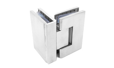 Петля для душевой кабины стекло-стекло 90° 90х55 мм шлифованная  t304 SSS купить в Челябинске Петля для душевой кабины стекло-стекло 90° 90х55 мм шлифованная  t304 SSS купить в Челябинске