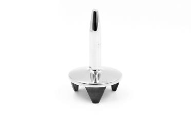 Наконечник палец (солдатик) на стойку Ø50.8х1.5 мм, без ложемента, удлиненный 70 мм, облегченный, литой, полированный, нержавеющий AISI 304 k557 купить в Челябинске