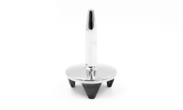 Наконечник палец (солдатик) на стойку Ø50.8х1.5 мм, без ложемента, удлиненный 70 мм, облегченный, литой, полированный, нержавеющий AISI 304 k557 купить в Челябинске Наконечник палец (солдатик) на стойку Ø50.8х1.5 мм, без ложемента, удлиненный 70 мм, облегченный, литой, полированный, нержавеющий AISI 304 k557 купить в Челябинске