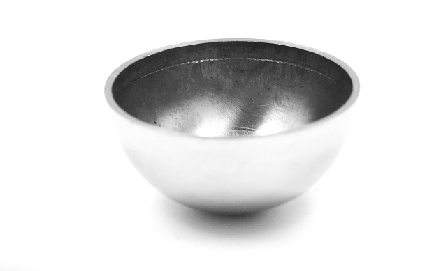 Заглушка сферическая сварная для трубы Ø38.1х1.5 мм полированная (AISI 304) k555 2 Заглушка сферическая сварная для трубы Ø38.1х1.5 мм полированная (AISI 304) k555 2