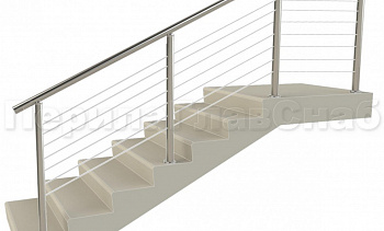 Заполнение из 7ми тросиков (тросик в оболочке) для крыльца в Челябинске. Готовые проекты ПерилаГлавСнаб Заполнение из 7ми тросиков (тросик в оболочке) для крыльца в Челябинске. Готовые проекты ПерилаГлавСнаб