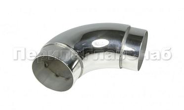 Отвод поручня с двумя установочными кольцами Ø50.8х125 AISI 304 k052-8 купить в Челябинске