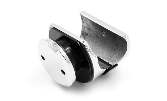 Крепление трека к стеклу, без зенковки, под 25 трубу t831 PSS Крепление трека к стеклу, без зенковки, под 25 трубу t831 PSS