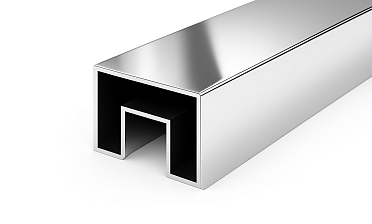Труба Prima3+, 40х60х1.5 мм, с пазом 24х24мм под стекло, полировка 600GRIT, AISI 201 k824-5 купить в Челябинске Труба Prima3+, 40х60х1.5 мм, с пазом 24х24мм под стекло, полировка 600GRIT, AISI 201 k824-5 купить в Челябинске