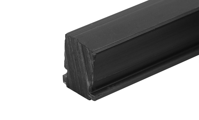 Подставка для стекла в профиль т40, материал ТЭП, цвет черный т40-05 Подставка для стекла в профиль т40, материал ТЭП, цвет черный т40-05