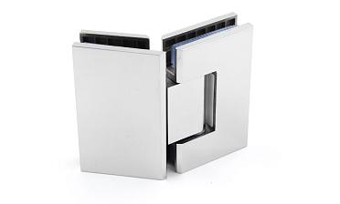 Петля для душевой кабины стекло-стекло 135° 90х55 мм AISI 304 полированная t302-2 PSS купить в Челябинске