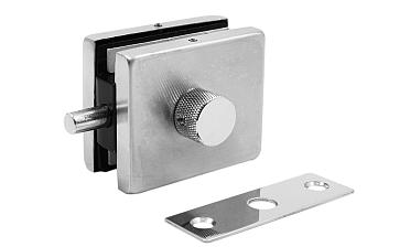 Защелка с ответной частью на стену и пол, шлифованная, вырез 17 t138 SSS купить в Челябинске