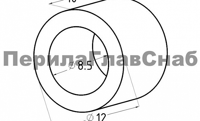 Втулка фторопластовая, М8 k503 2 Втулка фторопластовая, М8 k503 2