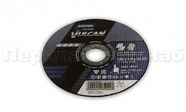 Диск отрезной Norton 125х1,0х22 по нерж/мет. Ф-1137 купить в Челябинске