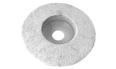 k427-4 войлок белый Ø85х8 мм очищенный, для тонкой полировки 11 000 rpm, Premium купить в Челябинске