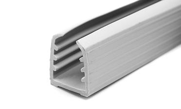 Уплотнитель в поручень с пазом 24х24 для стекла 8+8мм, EPDM (палки по 3м) СЕРЫЙ Фk303-G купить в Челябинске