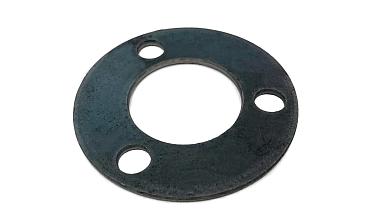 Фланец стойки 38/75 х 3 мм, 3 отв х М10 х 20, черный металл k116-38-3 купить в Челябинске
