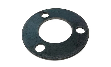 Фланец стойки 38/75 х 3 мм, 3 отв х М10 х 20, черный металл k116-38-3 купить в Челябинске Фланец стойки 38/75 х 3 мм, 3 отв х М10 х 20, черный металл k116-38-3 купить в Челябинске