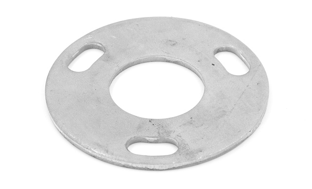 Фланец стойки 38/90 х 5 (4,3) х AISI 316 #200 3 отв х М10 х 20 k116-38-6 Фланец стойки 38/90 х 5 (4,3) х AISI 316 #200 3 отв х М10 х 20 k116-38-6