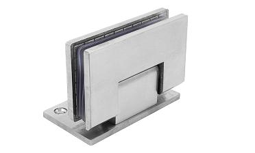 Петля для душевой кабины стена-стекло 90° 90х55 мм шлифованная t305-2 SSS купить в Челябинске