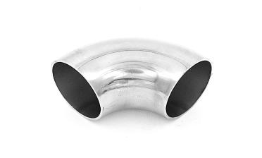 Отвод поручня Ø42.4х90х1.45 мм, 90°, полированный 400 Grit (AISI 201) k346-5 купить в Челябинске