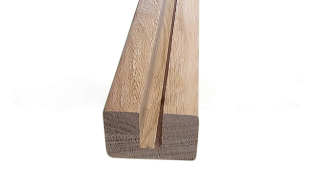 Дубовый поручень 60х40 некрашеный С ПАЗОМ, Премиум Ф-1221 Дубовый поручень 60х40 некрашеный С ПАЗОМ, Премиум Ф-1221