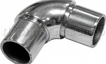 Отвод трубы Ø25.4 мм с установочными кольцами, полированный (AISI 304) k325 купить в Челябинске Отвод трубы Ø25.4 мм с установочными кольцами, полированный (AISI 304) k325 купить в Челябинске