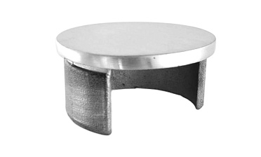 Заглушка для поручня с пазом Ø48.3 мм 4х39 мм шлифованная (AISI 304) k235-2 купить в Челябинске Заглушка для поручня с пазом Ø48.3 мм 4х39 мм шлифованная (AISI 304) k235-2 купить в Челябинске