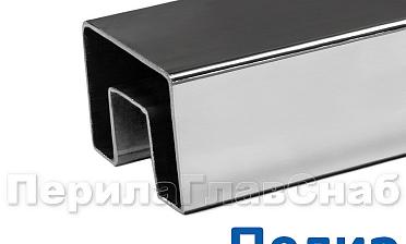 Труба 40х60, с пазом 24х24, полированная, AISI 304 k824-3 купить в Челябинске