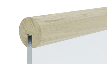 Поручень деревянный из Дуба Ø50мм С ПАЗОМ, премиум Ф-1163 купить в Челябинске Поручень деревянный из Дуба Ø50мм С ПАЗОМ, премиум Ф-1163 купить в Челябинске