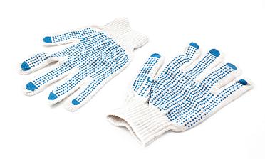 Перчатки х/б, точка Ф-0809 купить в Челябинске Перчатки х/б, точка Ф-0809 купить в Челябинске