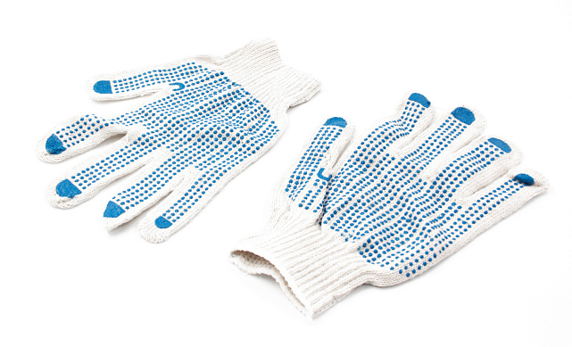 Перчатки х/б, точка Ф-0809 Перчатки х/б, точка Ф-0809