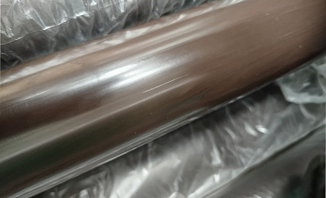 Пластиковый поручень, цвет Венге, Ø49мм длина 4м уценка k897-9-У 2 Пластиковый поручень, цвет Венге, Ø49мм длина 4м уценка k897-9-У 2