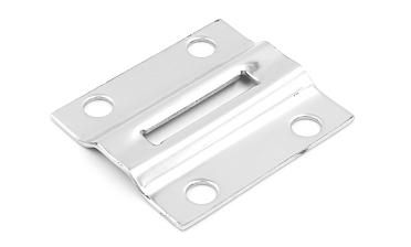 Боковой крепеж стойки под Ø38.1 мм, полированный (AISI 316) k056-2 купить в Челябинске