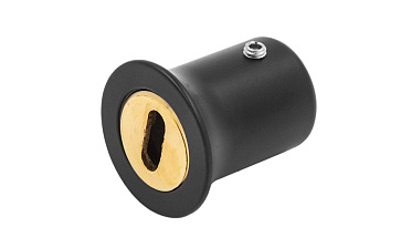  Соединитель стена-труба 19 мм, цинк, черный t907 BZn  купить в Челябинске