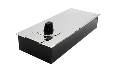 Доводчик для стеклянной двери до 80 кг EN2, напольный, 500 тыс. циклов, нержавеющая сталь AISI 304, полированная t182 PSS купить в Челябинске