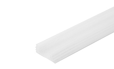 Рассеиватель света для трубы с пазом 24х24, плоский (хлыст 3 метра) k777-3 купить в Челябинске