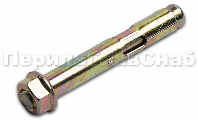 Анкер-гайка М8х10х120 мм, (торц. стойки) М-4079 Анкер-гайка М8х10х120 мм, (торц. стойки) М-4079