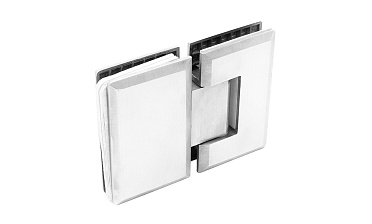 Петля для душевой кабины стекло-стекло 180° 90х55 мм, шлифованная  t303 SSS купить в Челябинске Петля для душевой кабины стекло-стекло 180° 90х55 мм, шлифованная  t303 SSS купить в Челябинске