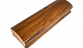 Пластиковый поручень фигурный текстурный, цвет Венге, длина 4м k897-3
