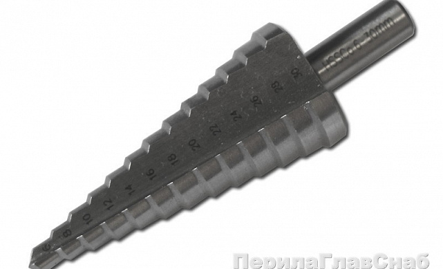 Сверло ступенчатое HSS 6-30 мм k447 Сверло ступенчатое HSS 6-30 мм k447