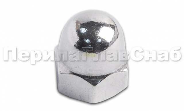 (DIN 1587.Zn) Колп. гайка оц. М10 М-3411 (DIN 1587.Zn) Колп. гайка оц. М10 М-3411