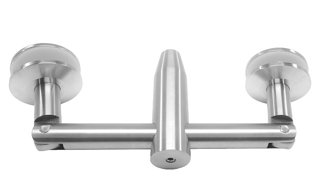 Крепление двойное с рутелями к стене, AISI 304 k629 Крепление двойное с рутелями к стене, AISI 304 k629